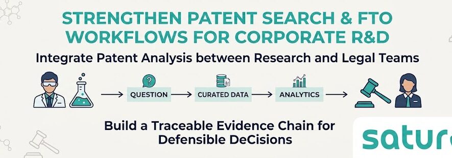 The evidence layer behind defensible R&D decisions. 3M is recruiting a Specialist, Patent Search within its Global Legal Service Center.